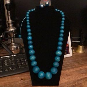 New necklace set with matching earrings